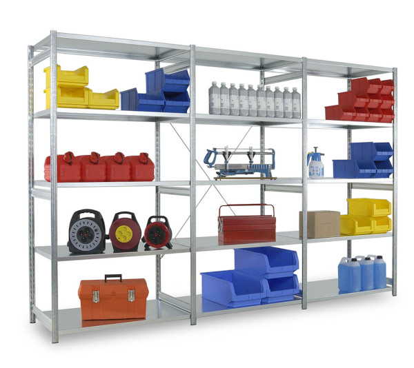 Rayonnage tolé galvanisé